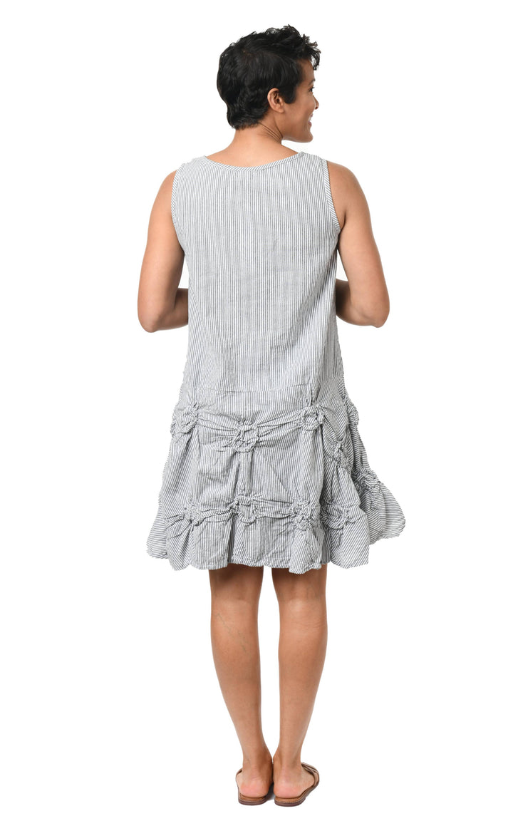 Tulip Clothing - CV379 Matilda Tunic in Ticking Stripe*: M