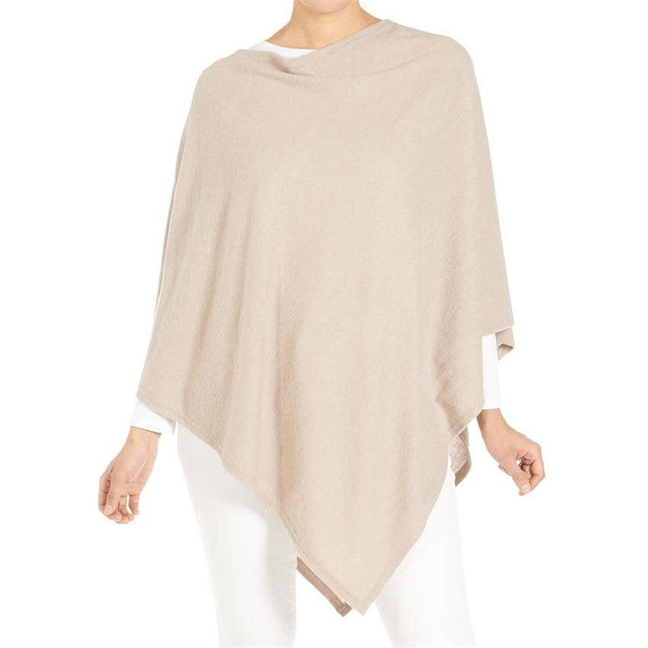 BRUSHED PONCHO SPICE O/S