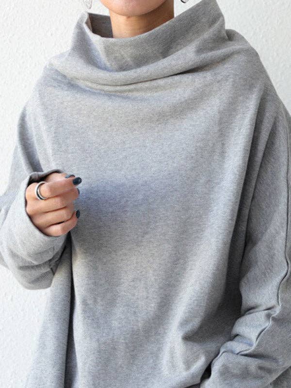 Black&Gray Oversize T-Shirt: BLACK / S