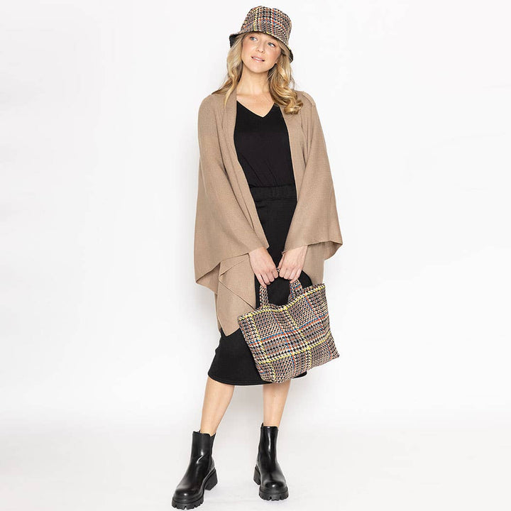 Ruana with Shoulder Strap: DPK