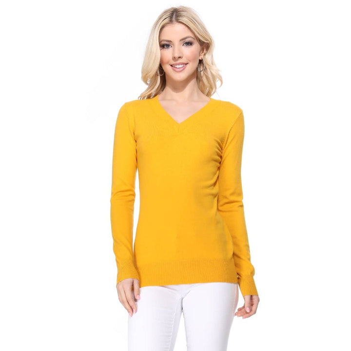 V-Neck Soft Sweater MK5501: NAVY / L