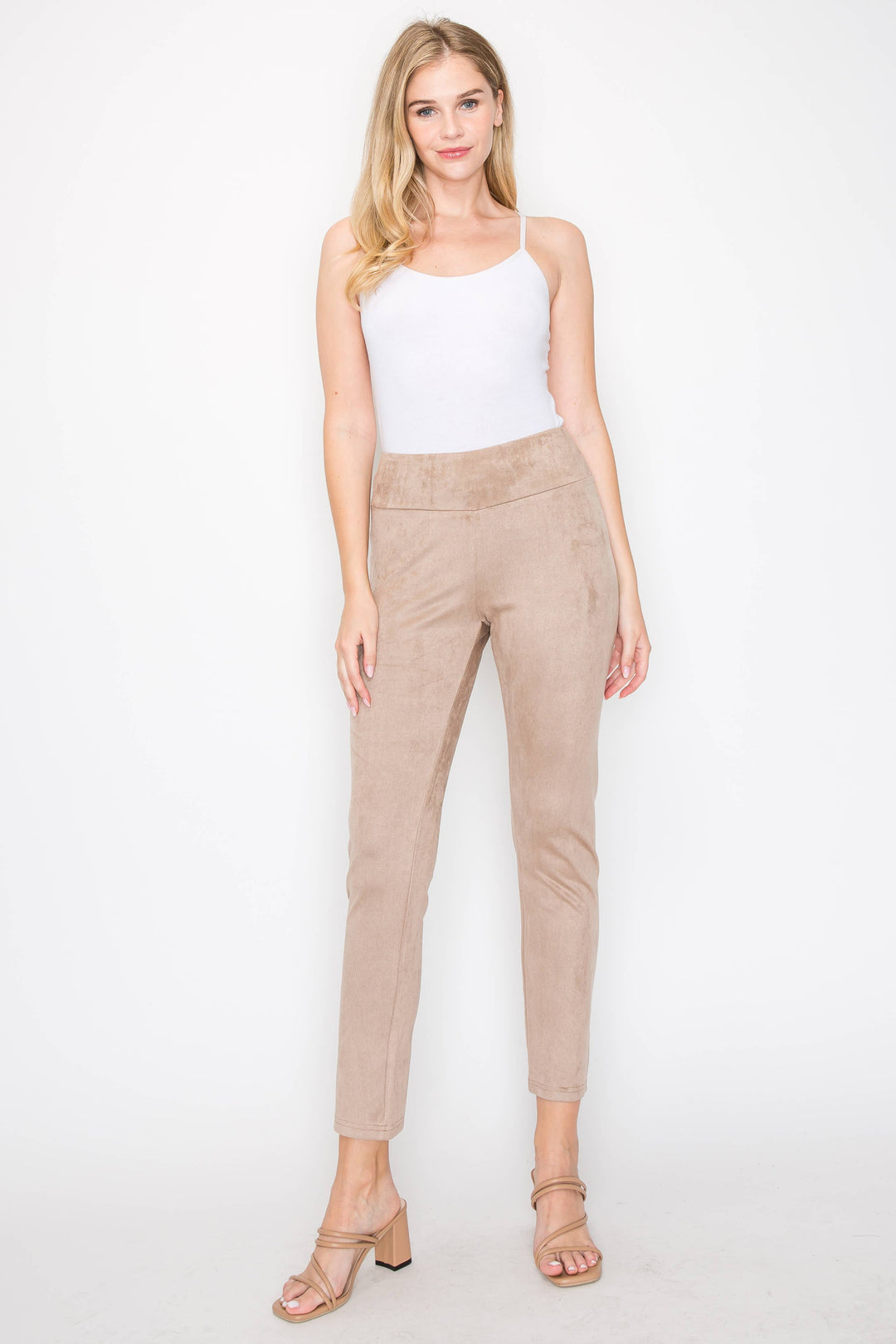 Annelise Suede Pant: PEACOCK / XL / A5499