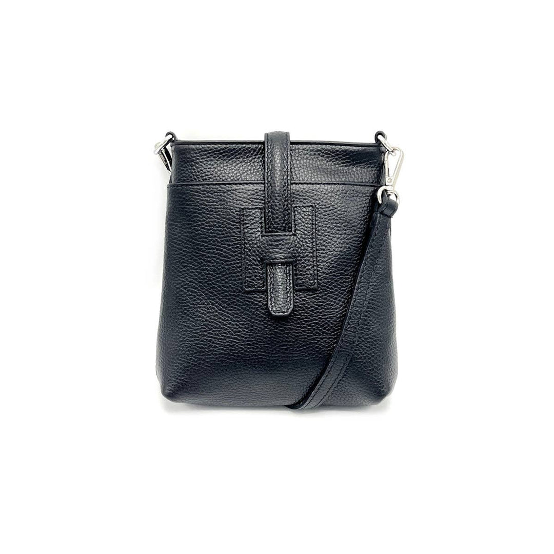 Leather bag, Made in Italy, 112614: Orange