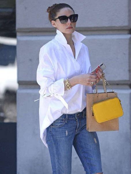 Sheer Trend - Long Sleeves Loose Letter Print Solid Color Split-Joint Lapel Blouses&shirts Tops: Letter Print / L