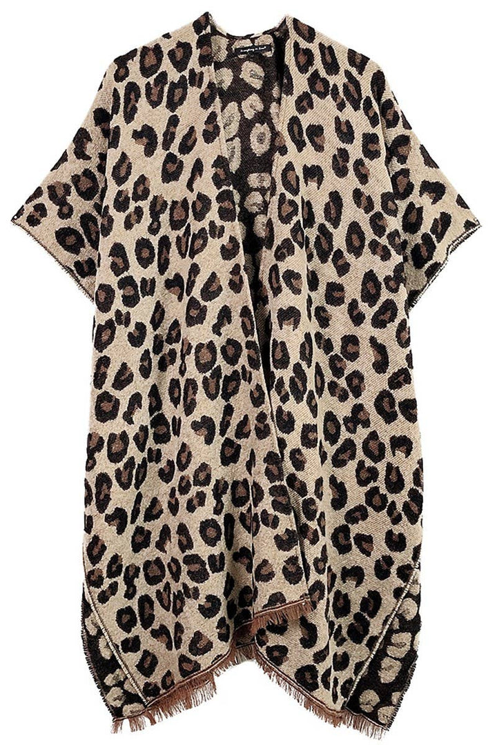 Leopard Print: NAVY / ONE SIZE