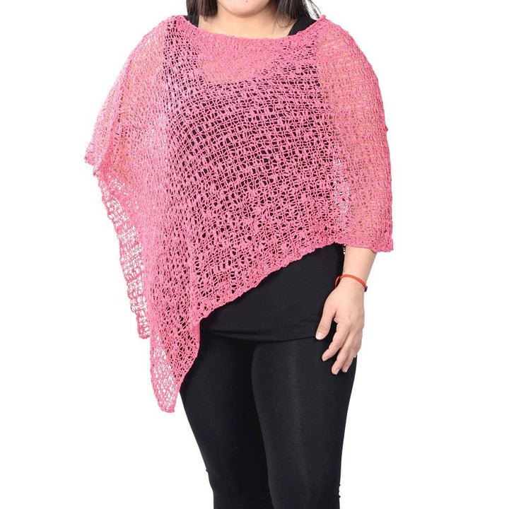 3 WAY KNIT PONCHO: CHARCOAL