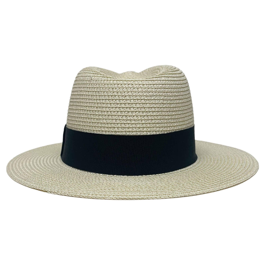 Fedora Straw Hat: Black