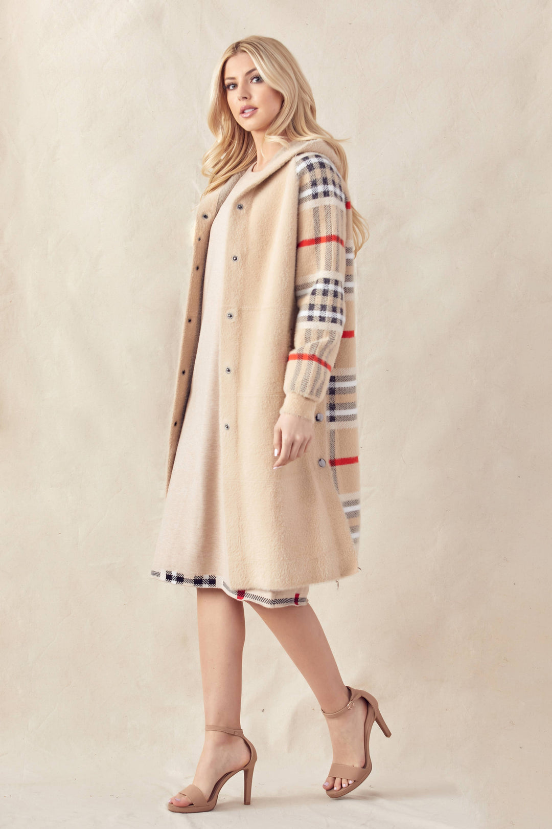Sonnai Sweater Coat: Grey / M / 52092