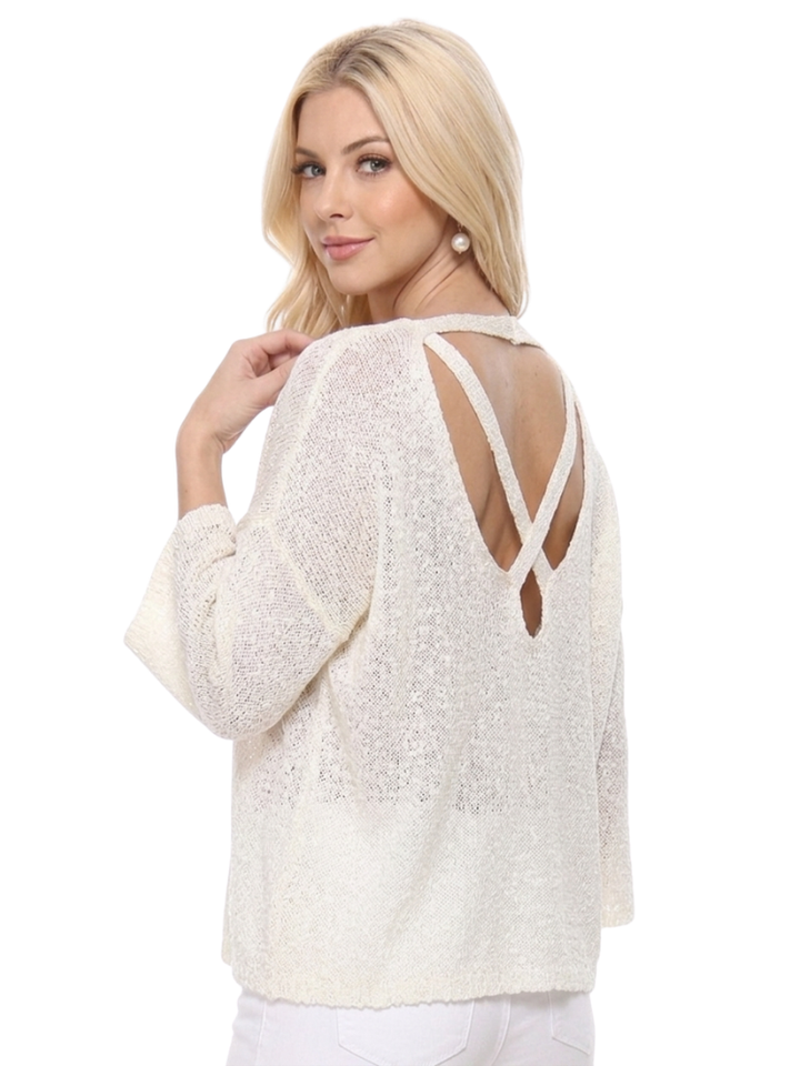 V-Nk Top MK3662: BLUSH / S