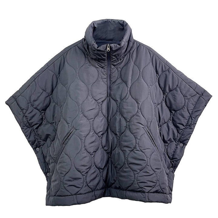 Quilted Cape Poncho Jacket : BGE / O/S