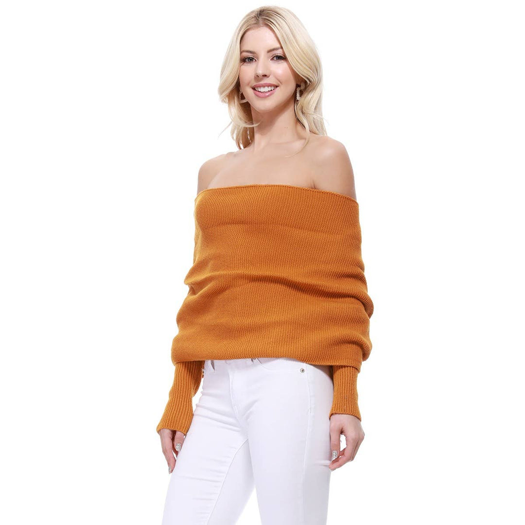 Bolero Sweater Top KC008: BLACK / ML