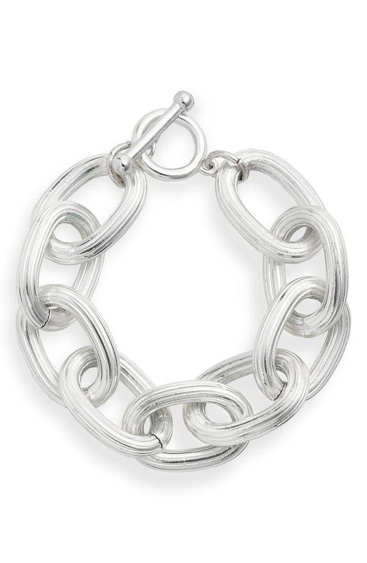 Layering Chain Bracelet: Silver
