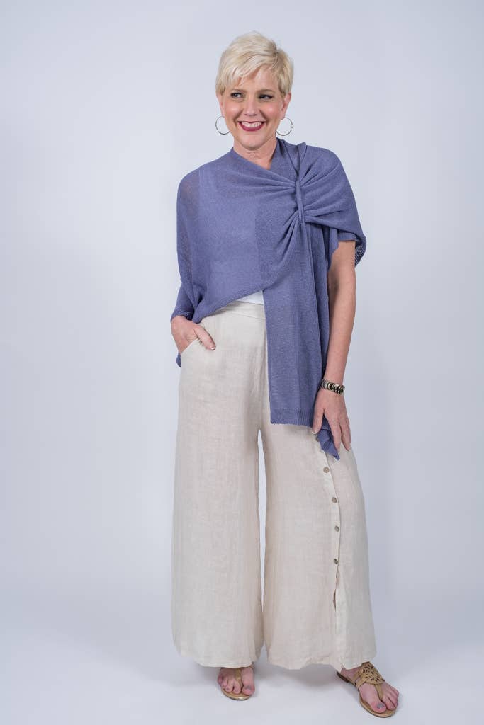Aliya Cotton Wrap (W108): Bisque