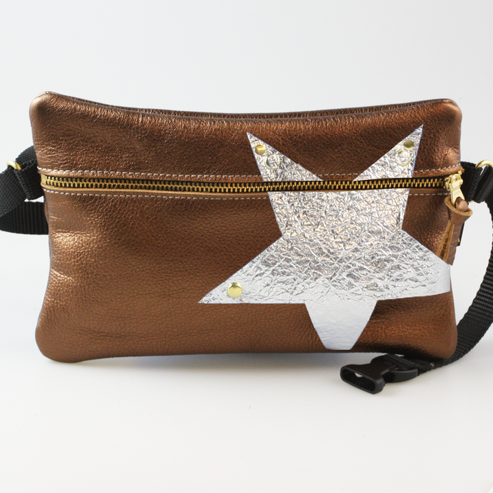 Metallic Vail Hipbag w/Star: Jet