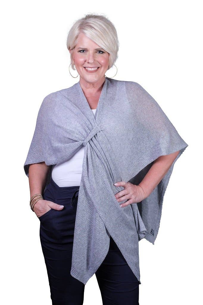 Aliya Cotton Wrap (W108): Bisque