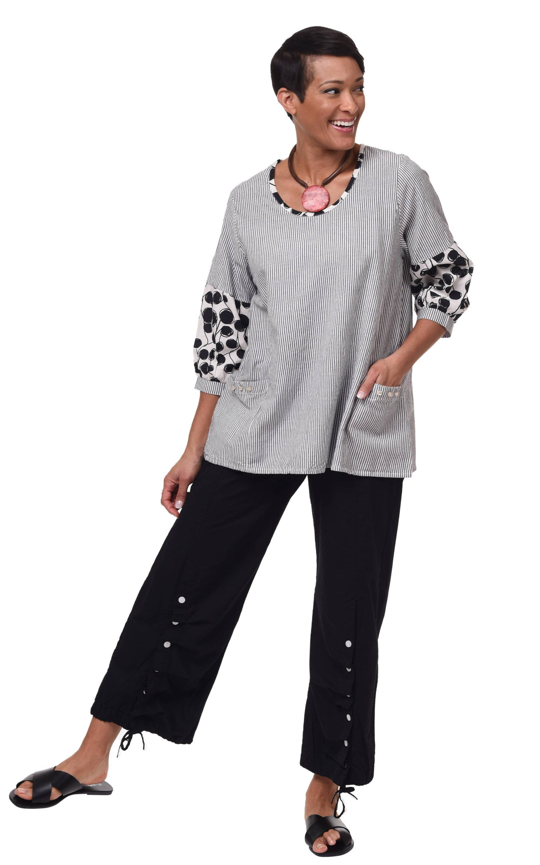 Tulip Clothing - CV21 Scooter Pant in Black: S