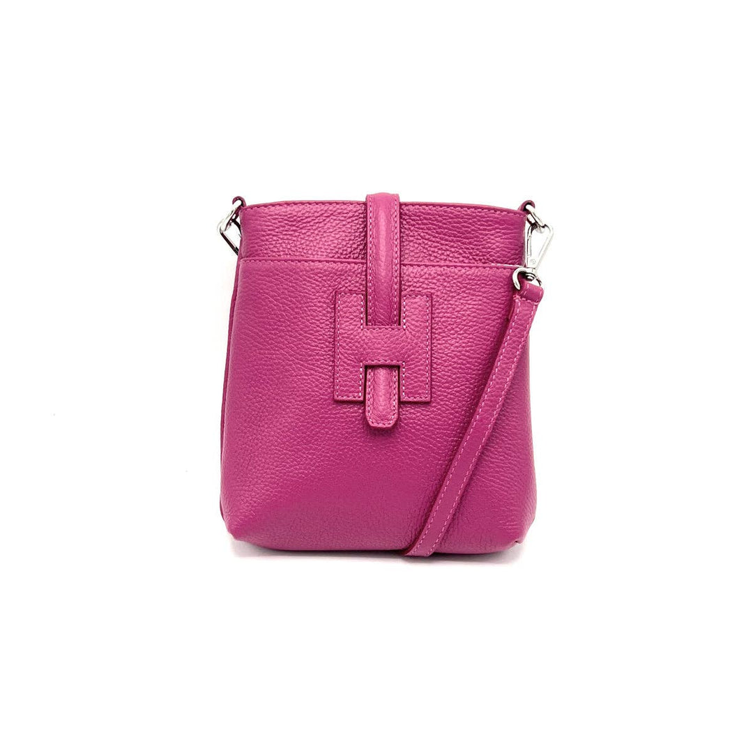 Leather bag, Made in Italy, 112614: Orange