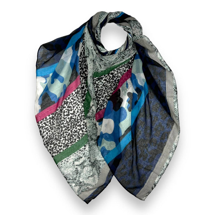 Animal print scarf: Pink