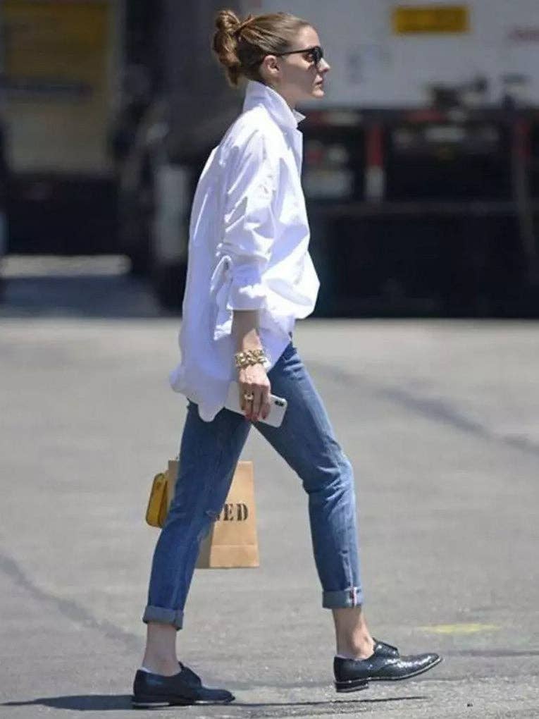 Sheer Trend - Long Sleeves Loose Letter Print Solid Color Split-Joint Lapel Blouses&shirts Tops: Letter Print / L