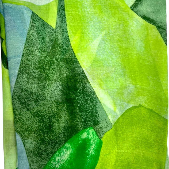 Soft Abstract painting scarf: Pink