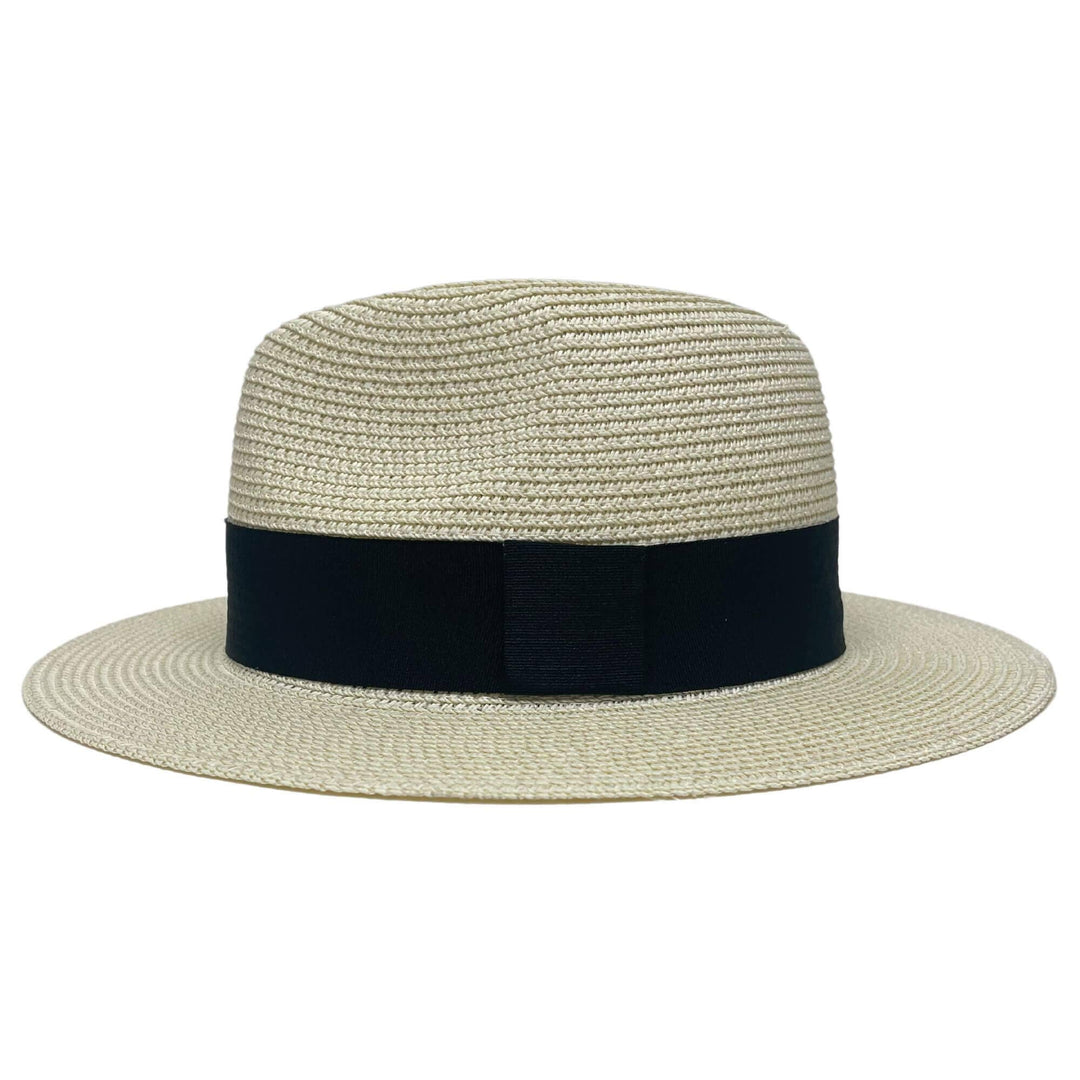 Fedora Straw Hat: Black
