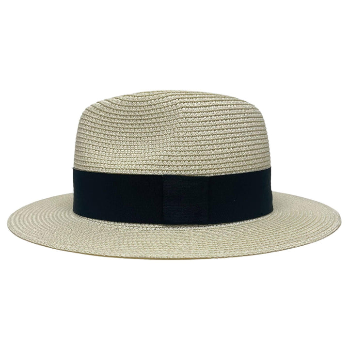 Fedora Straw Hat: Black