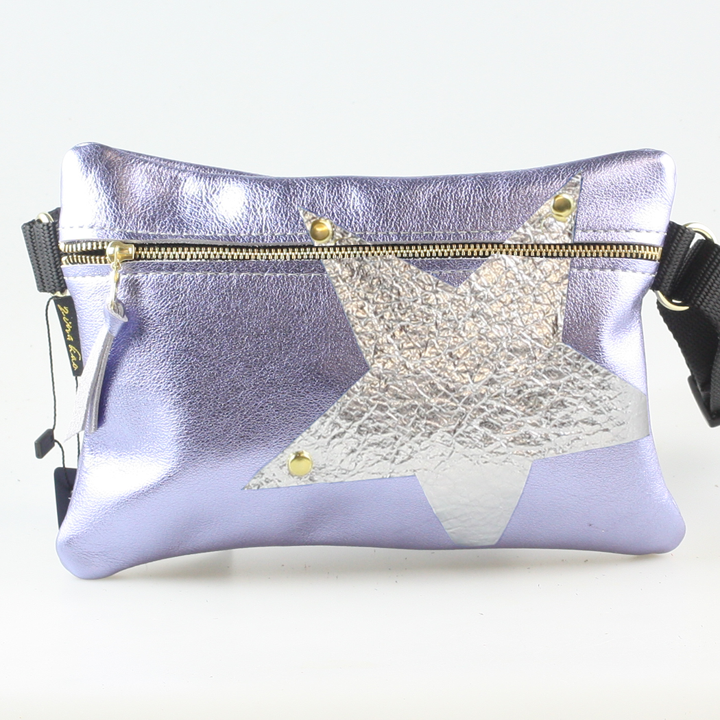 Metallic Vail Hipbag w/Star: Jet