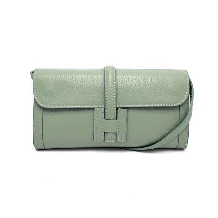 Leather clutch Made in Italy 112532