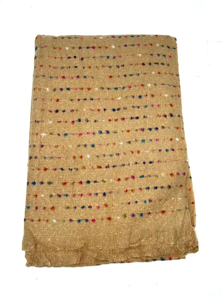 2P-1  scarf: Black