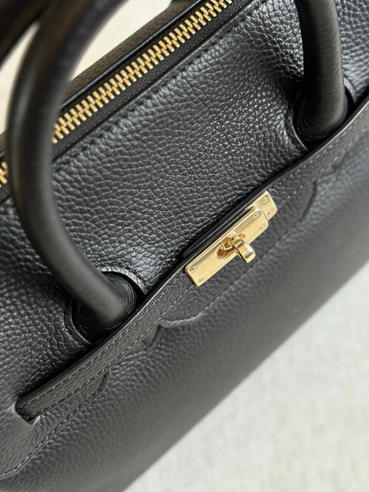Maxi Bag Leather Made in Italy: Cognac