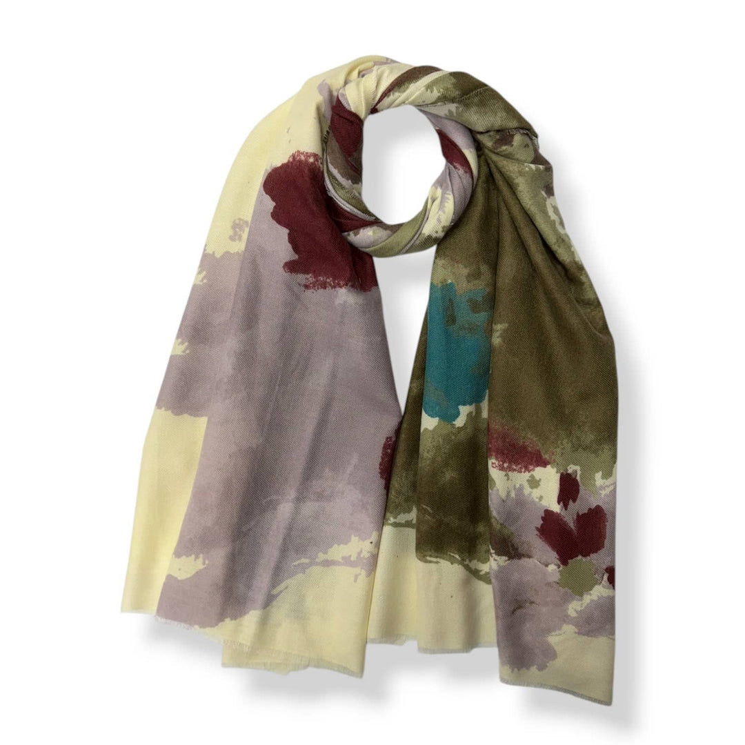 Watercolour Print Scarf