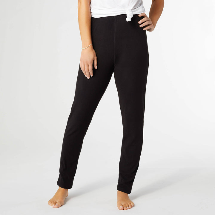 Brushed Legging with Side Stripe: Grey / L/XL