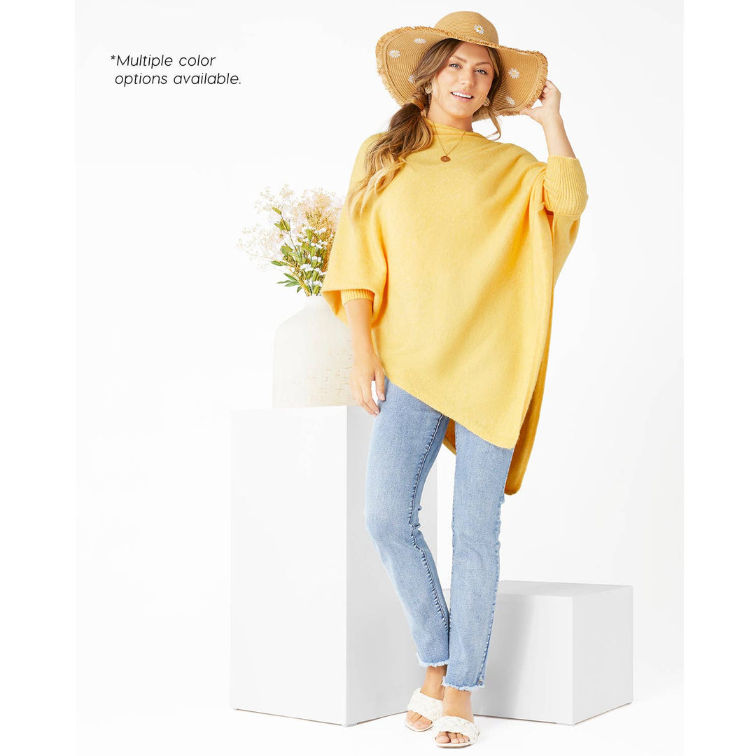 Sweater Poncho: Sunburst