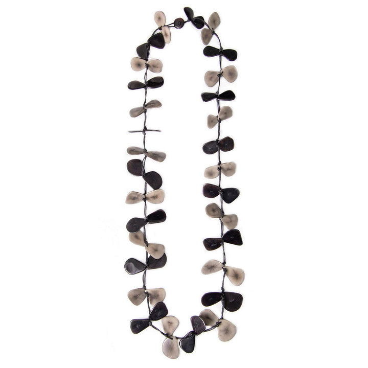 Slice Necklace: Onyx/Charcoal