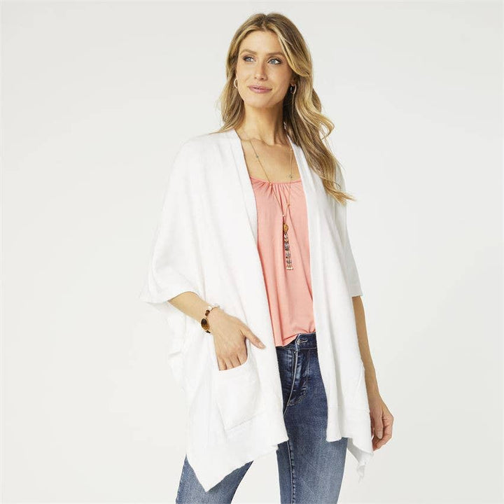 Lightweight Cardigan Pocket: Mushroom