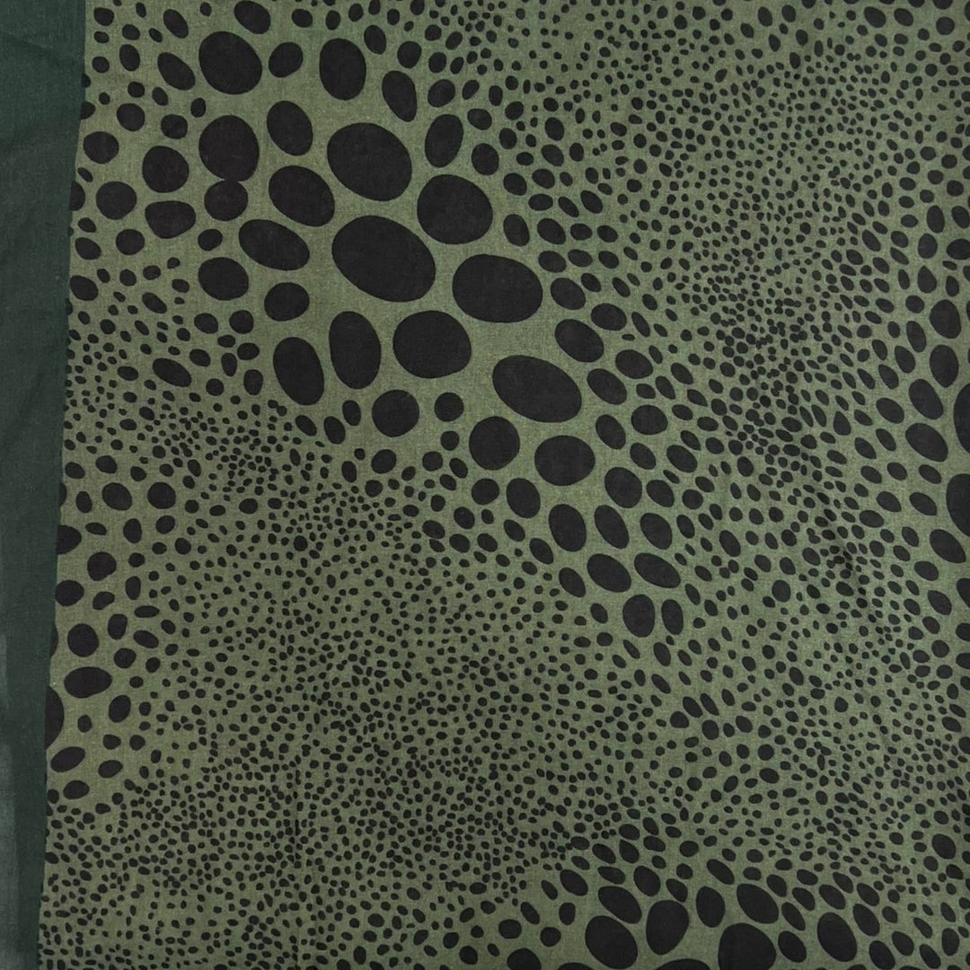 Leopard dots print scarf : Mocca