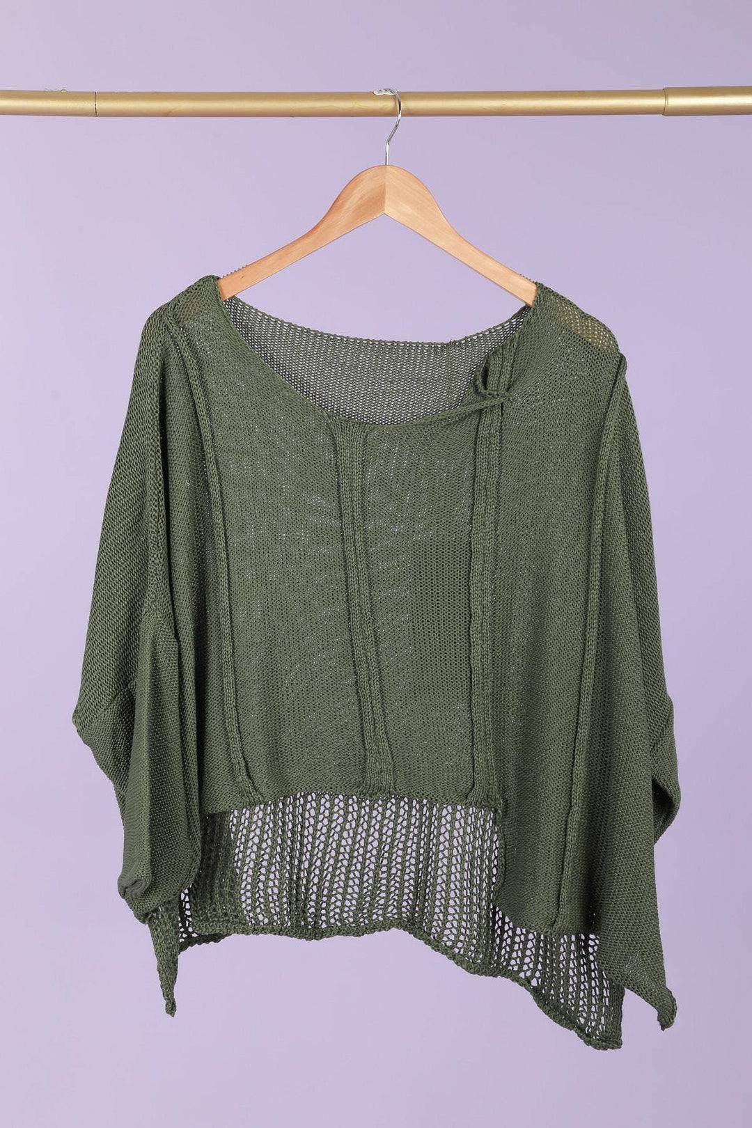 61113 100% COTTON SWEATER: White