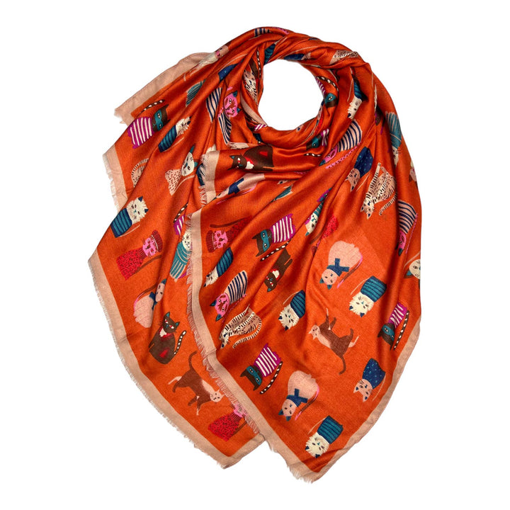 Scarf Cat : Orange