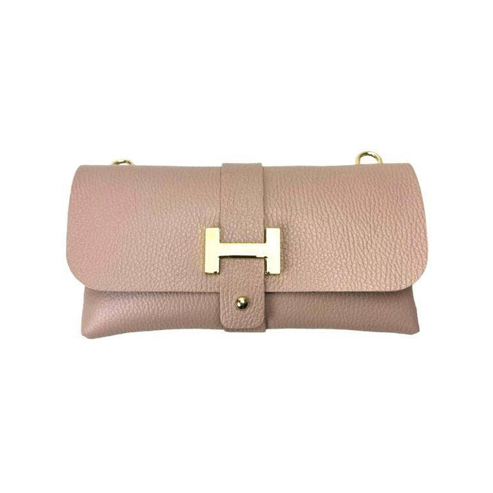 Italian Leather Bag: Suede Black