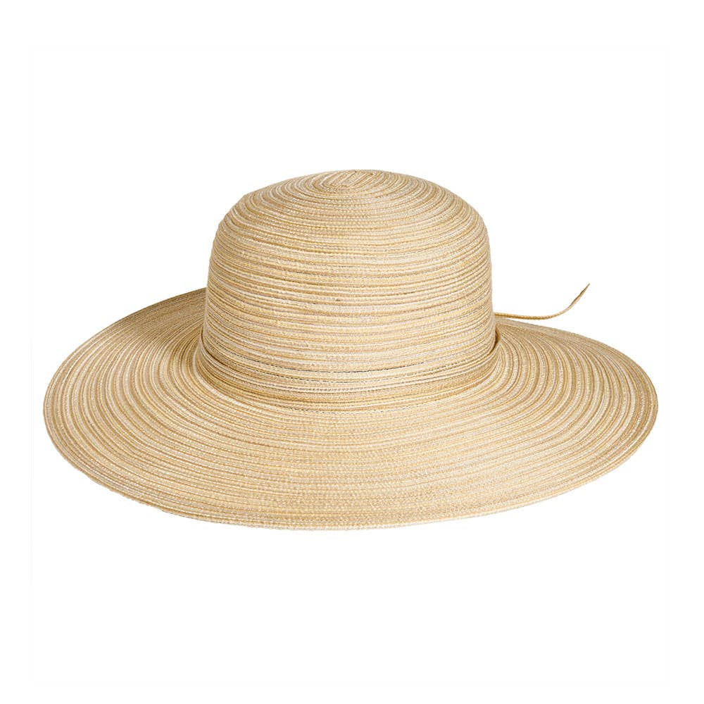 Wide Brim Straw Sun Hat: Spice