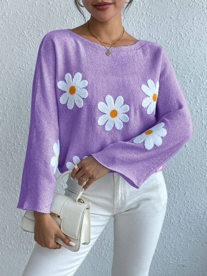 Daisy sweater: Grey / M