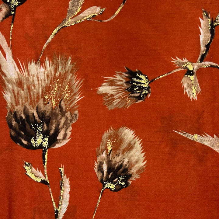 Dusty miller scarf: Black
