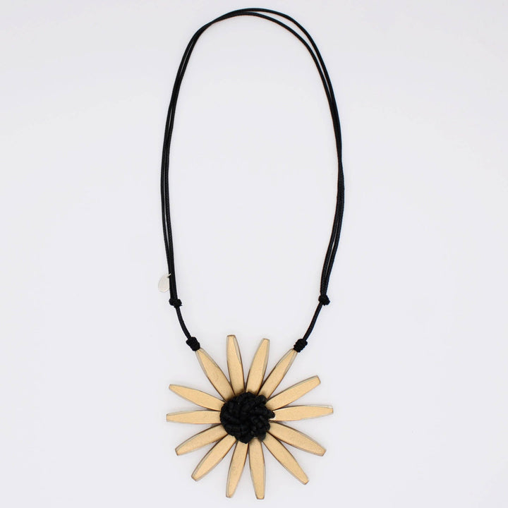Gold Amaya Flower Necklace