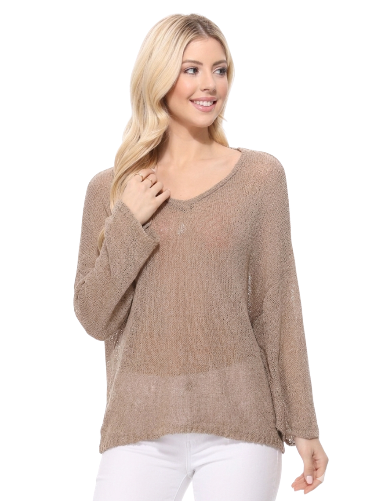 V-Nk Top MK3662: IVORY / S
