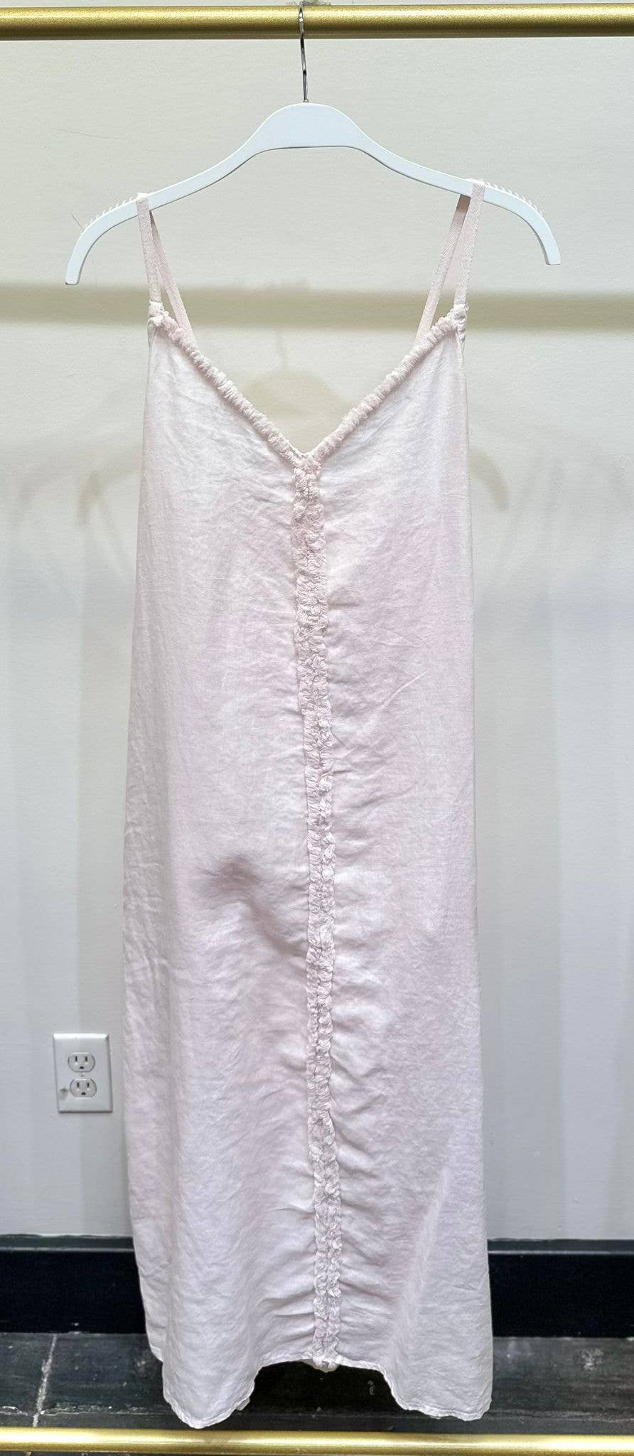 RAW EDGE  MAXI DRESS: White / XS