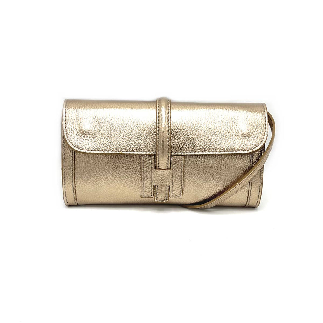 Leather clutch, Made in Italy,112532: Camel