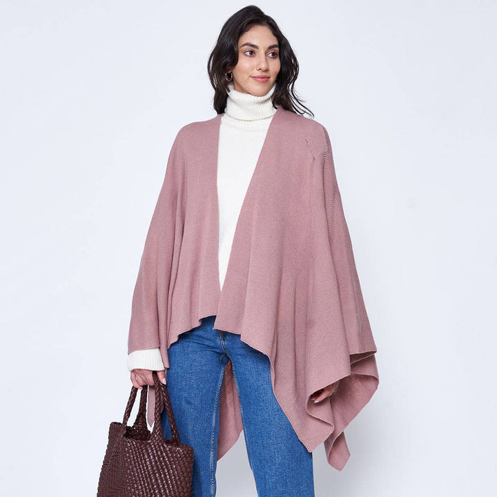 Ruana with Shoulder Strap: TEL