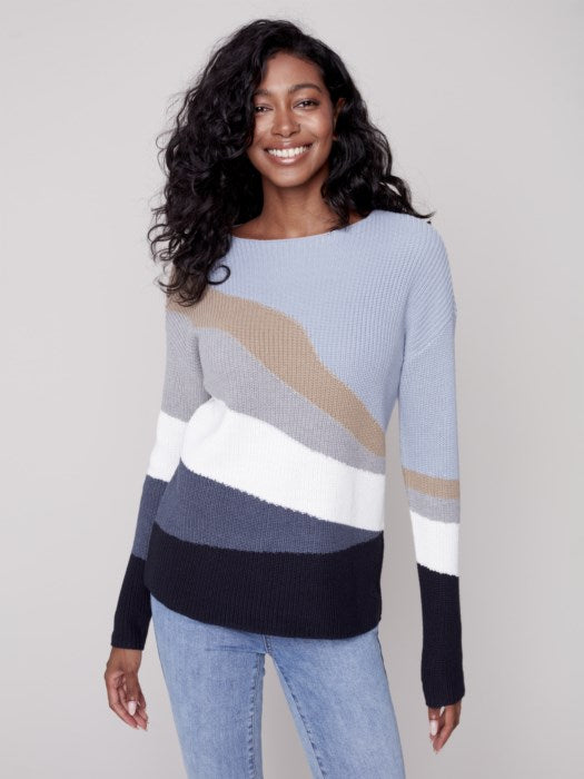 Color Blocking Sweater C2540