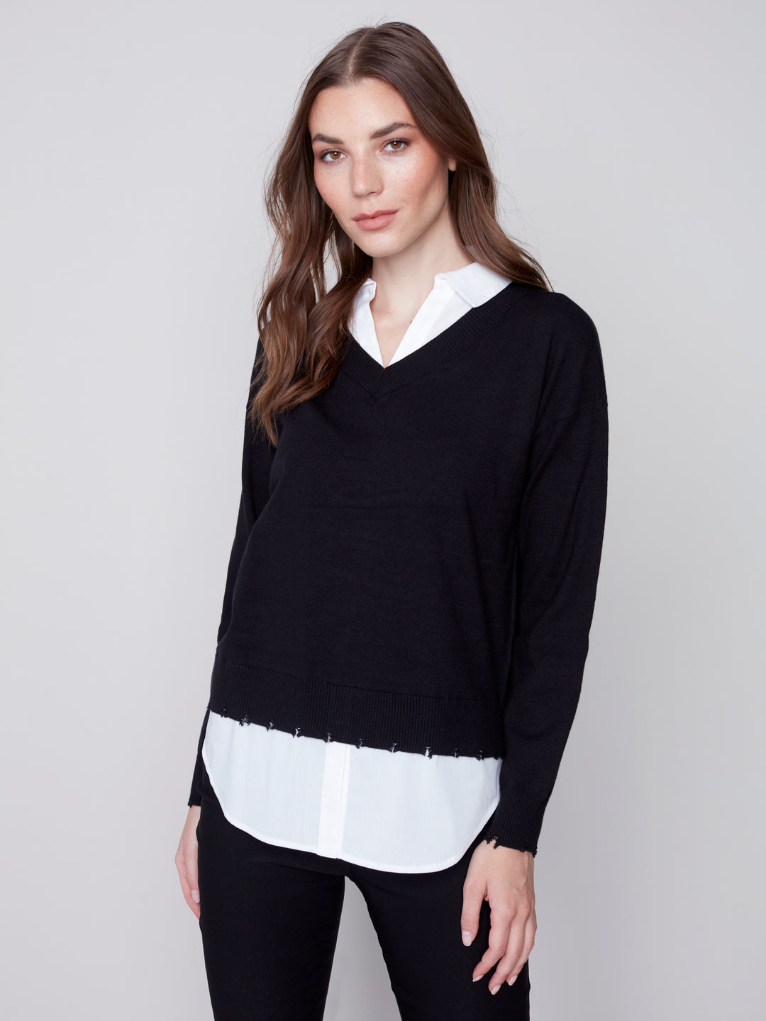 V-NK Sweater /Shirt C2568