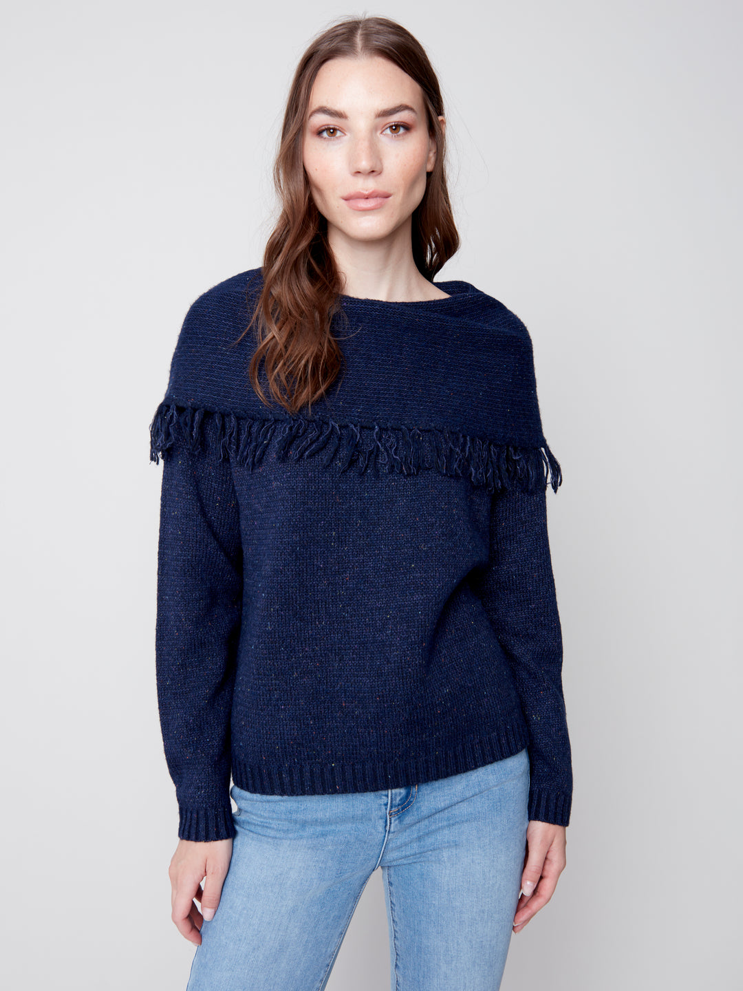 Fringed Sweater C2584